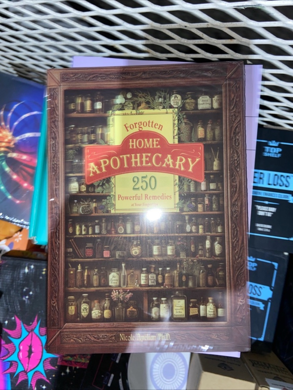 Forgotten Home Apothecary Hardcover Book - Red & Cream